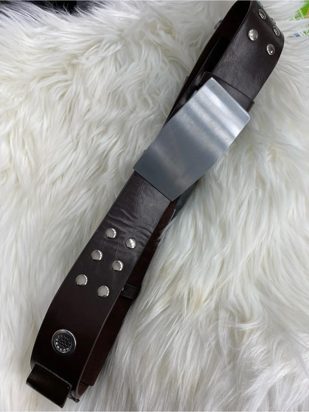 N/A brown leather